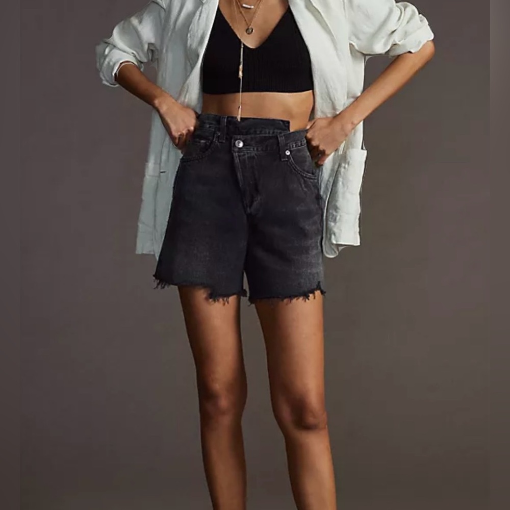 Agolde criss cross short